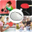 Table Tennis Paddle Bag Hard Racket Box Reusable Protective Organizer Portable Storage Silver 3