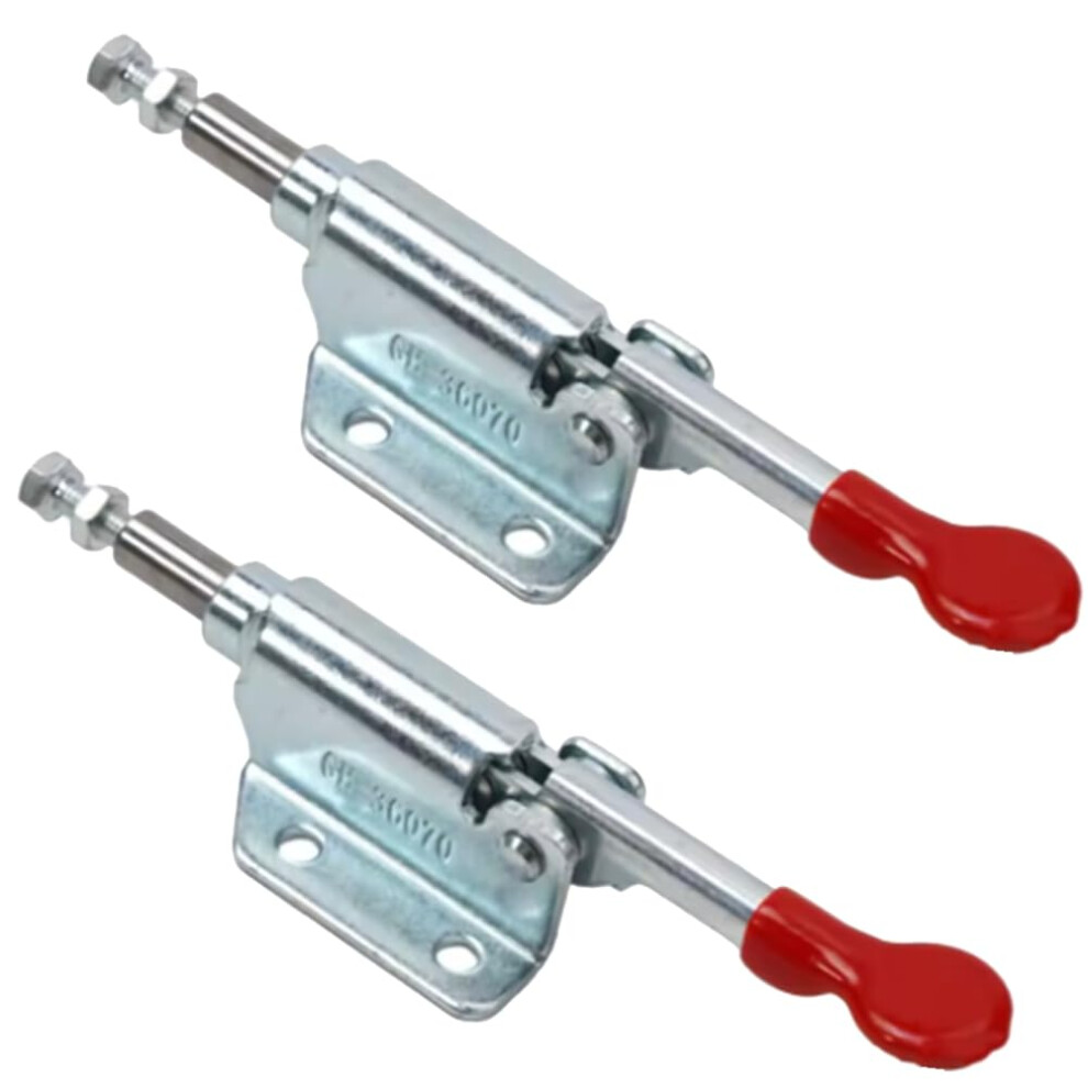Gh-36070 2Pcs Toggle Latch Push/Pull Quick Release Toggle Clamp Hand Fixation Tool Workpiece Holder Tool Fixture 9393856316588