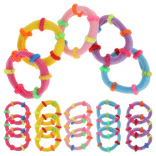 200 Elastische Haargummis Für Kinder Pferdeschwanz Halter