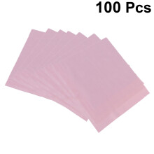 100Stk 10X10Cm Mikrofaser Tücher Für Brillen Linsen Handys Instrumente Pink