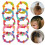 200 Elastische Haargummis Für Kinder Pferdeschwanz Halter 8
