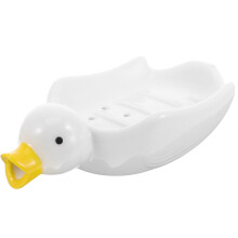 Duck Seifenschale Weiß Keramik Mit Tiermuster Und Ablauf