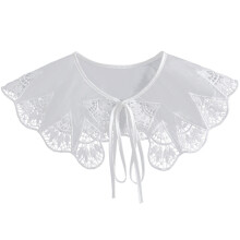 1 Kraag Afneembaar Chiffon Kantoor