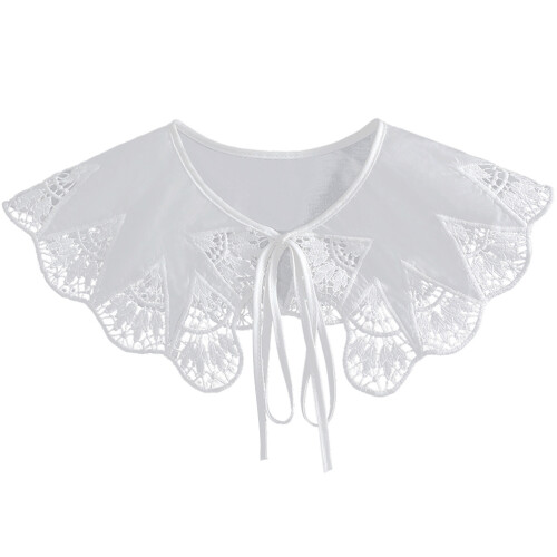 1 Kraag Afneembaar Chiffon Kantoor