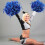 12 Metallic Cheerleader Pompons Handmatige Dansaccessoires 3
