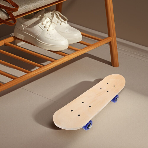 Blank Double Tail Skateboard Deck Met Wielen 2