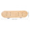 Blank Double Tail Skateboard Deck Met Wielen 2