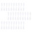300 Ronde Witte Halsketting Stickers 1