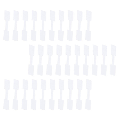 300 Ronde Witte Halsketting Stickers