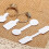 300 Ronde Witte Halsketting Stickers 11