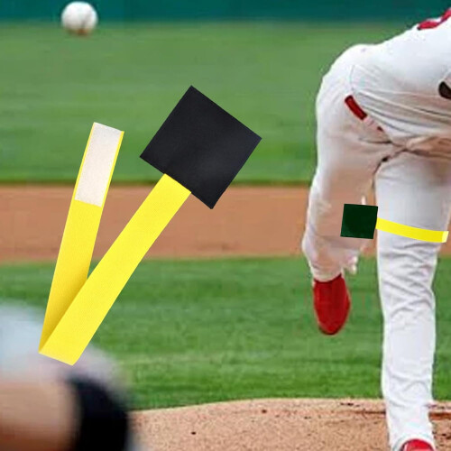Softball Circle Pitcher Belt Adjustable Nylon Leg Wrapping Strap Portable Breathable Practice Aid 2