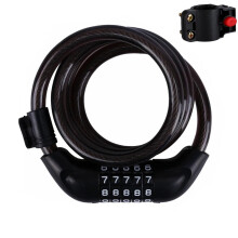 Portable Universal Bicycle Lock 5-Digit Password Lock Anti-Theft Security Steel Chain For Mountain Bike And Motorcycle