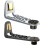 Projector Wall Mount L-Shape Bracket Hollowed-Out Design Adjustable Angles Space-Saving Silver Gray 4