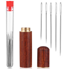 1 Set Nähenadeln Sticknadeln Mit Holzaufbewahrungsbox
