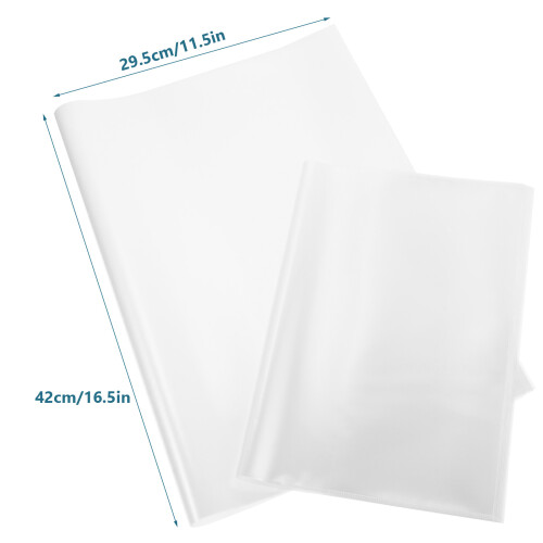 20Stk Buchumschlag Wiederverwendbare Transparente Folie Scrapbook 1