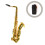 Portable Flanellette Noir Pour Accessoire Saxophone 11