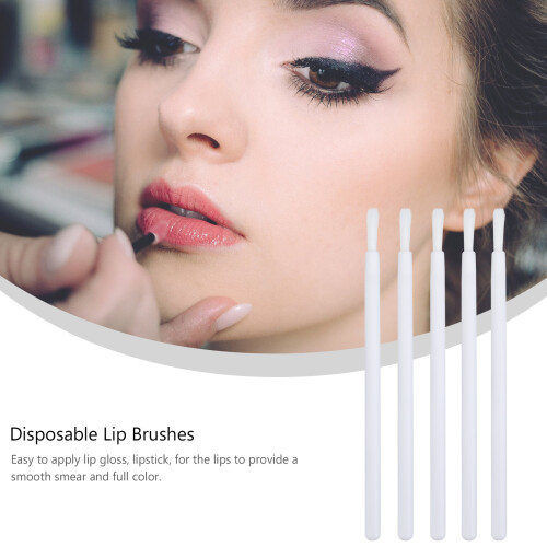 100Stk Einweg Lippenstift Gloss Stifte Mit Bürstenköpfen 2
