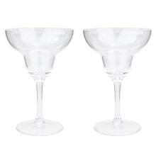 2Stk Margarita Becher Plastik Rotwein Saft Cocktail