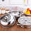 1Stück Dampftopf Haushaltskochtopf Mehrzwecktopf (Silber) 7