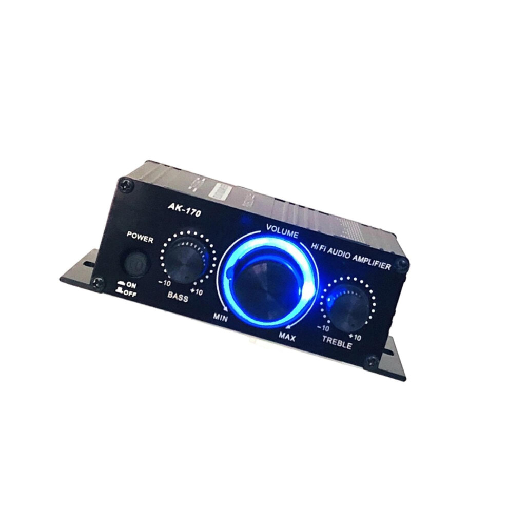 Hifi Power Amplifier With Volume Control Ak170 400W For Digital Stereo Audio Reception 9084446400670