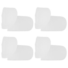 4Pièces Tampons Repose-Pouce Clarinette Connecteur Doux Silicone Blanc