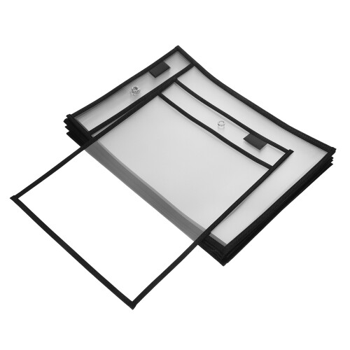 20 Herbruikbare Whiteboard Pocket Sleeves Transparante Plastic
