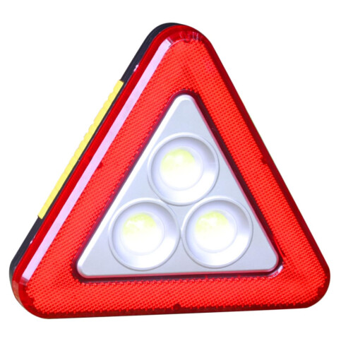 Car Led Light Sign Warning Triangle Reflective Triangle For Driveway Safety Orange