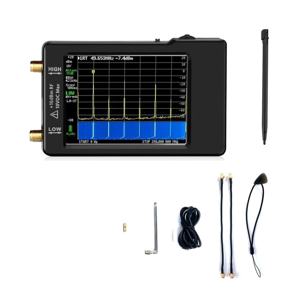 Spectrum Analyzer Hand Held 2.8 Inch Display 100 Khz To 960 Mhz Range Esd Protected Version V0.3.1_e 9393856318339