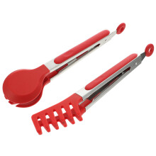 2Stk Robust Geschirrzange Für Steak Und Pasta