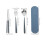 1 Set Tragbares Reisebesteck Mit Etui Aus 2