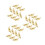 30 Perlenverschluss Messing Kupfer Schublade 6