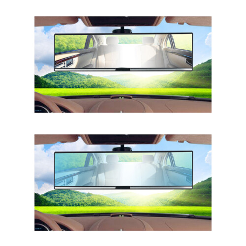 Durable Universal Auto Innenspiegel Weitwinkel Panoramatisch Blendfrei 2