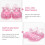 Raindrops Cozy Indoor Slaapmutsen Antislip Ouderen 8 Rood 6