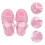 Raindrops Cozy Indoor Slaapmutsen Antislip Ouderen 8 Rood 2