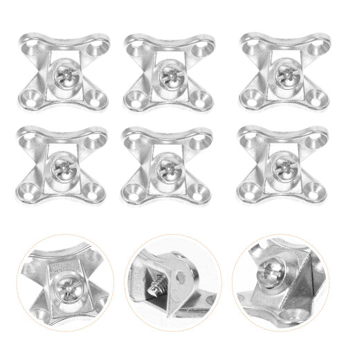 10 Sets Meubelhoekverbindingen Zinklegering 2