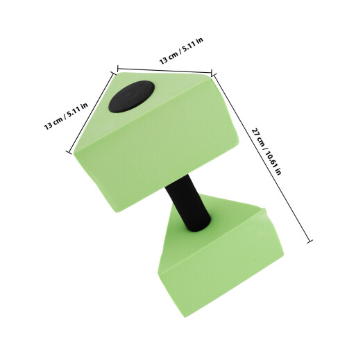 Dumbbells Training Water Dumbbell EVA 2 Lichtgroen 1