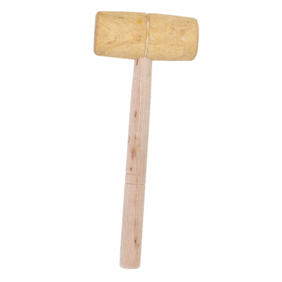 Wooden Mallet For Woodworking Compact Hardwood Mallet For Carpentry And Leatherworking Comfortable Grip 9393856319695