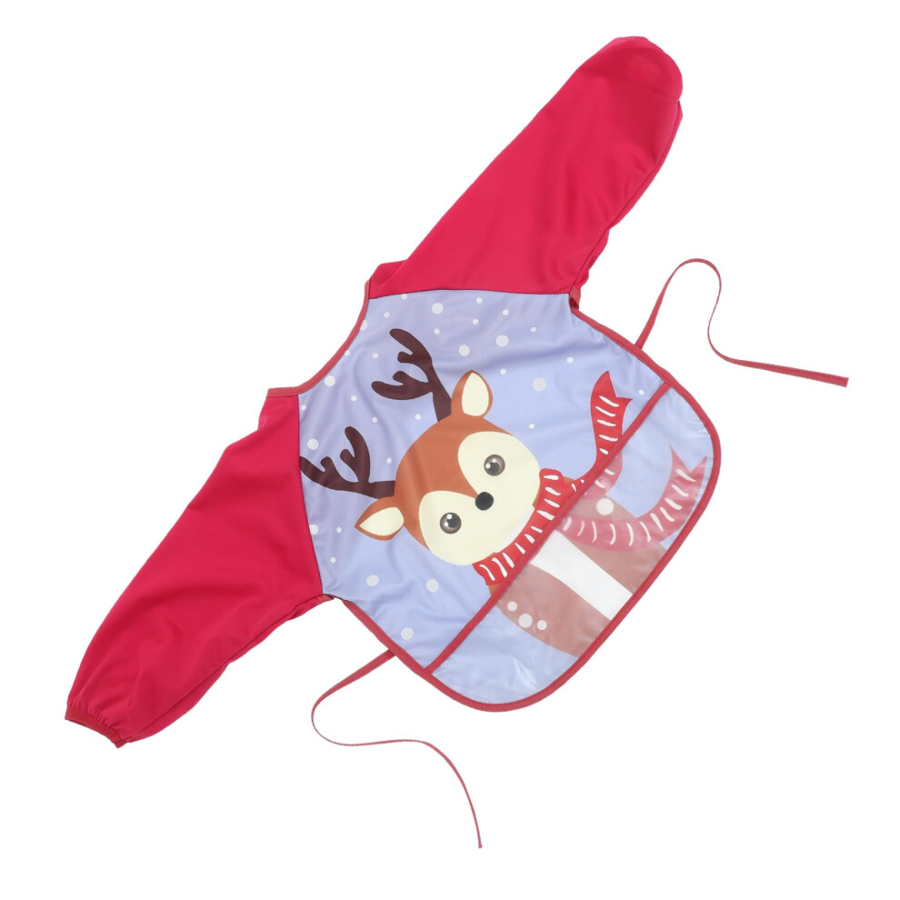 Baby Bib Full Coverage Long Sleeve Waterproof Smock For Toddler Mealtime And Art Activities