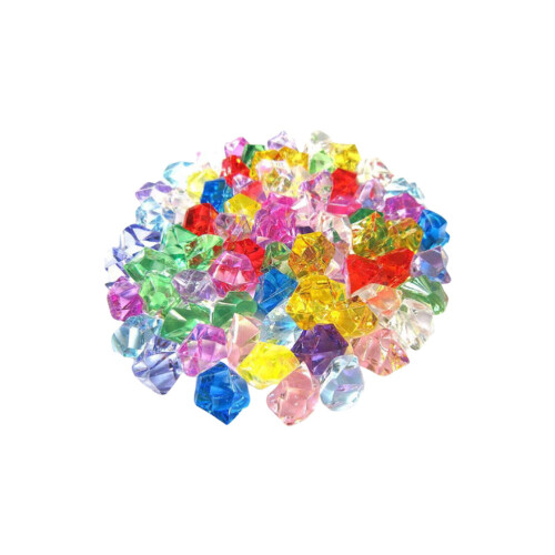 200 Kristall Bastelsteine 1,8x2,5 Cm Transparent