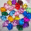 200 Kristall Bastelsteine 1,8x2,5 Cm Transparent 9