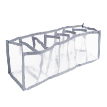 1Stk Blaue Organizer Box Aus Stoff Für Unterwäsche Und Accessoires