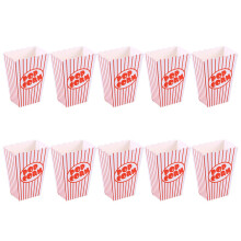 10Stk Papp Popcornboxen Einwegbehälter Für Geburtstagsfeier Babydusche