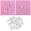 100 Mesh Applikation Besatz Diy Patchwork Nähsortiment Weiß 8