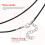 100Pièces Collier Noir Avec , Idéal DIY 9