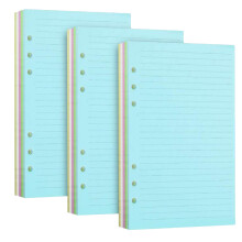 1 Set 3Teilig Sechsloch Loseblatt A5 Bunt