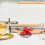 Plastik Obstmesser Mit Blumenmuster Snack Schale Grau 7
