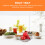 Plastik Obstmesser Mit Blumenmuster Snack Schale Grau 5