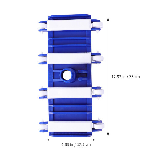 Pool Zuigborstel Gekleurd Plastic 1 2
