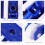 Pool Zuigborstel Gekleurd Plastic 1 2