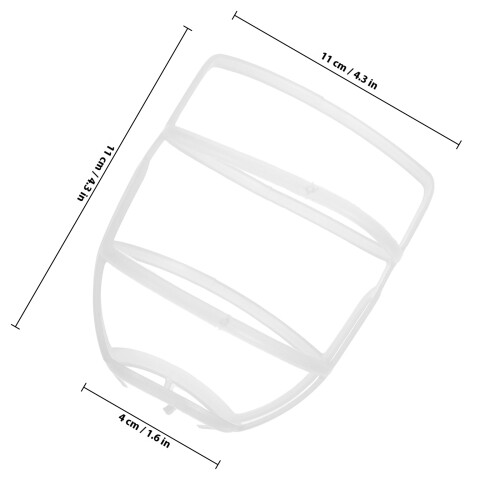 20 Mesh Zak Hanger Wit Plastic 1